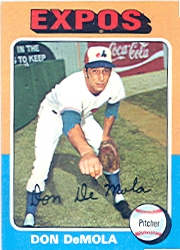 1975 Topps Baseball Cards      391     Don DeMola RC